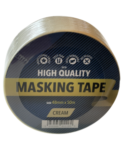 Crepe afplaktape | 18mm x 50m