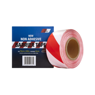 Markeerlint rood-wit | rol 70mm x 500m