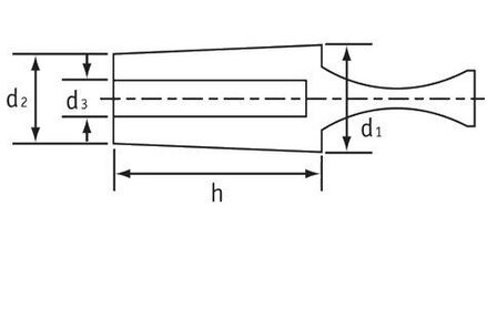 Silicone plug met trekgreep - SRE-0010-025 | &oslash;8-&Oslash;10mm past in M8-10