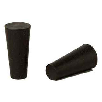Conische plug in EPDM - ERT-0031-015 / plug &Oslash; 1,57 - 3,17 H=15,87 (in mm) M2