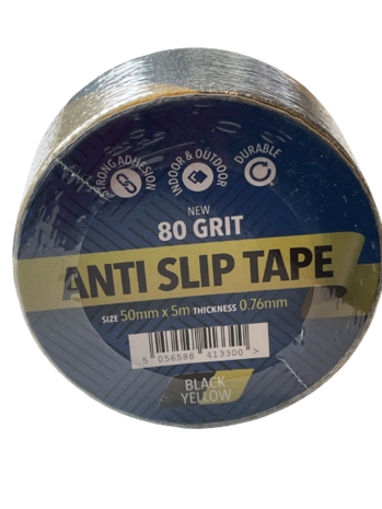 Anti-slip tape zelfklevend zwart | rol 50mm x 5m