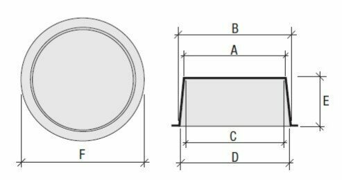 Conische plug - CPM012 | ø14.0 > Ø16.1 D=Ø19.0 | M18 - prijs per 100st.