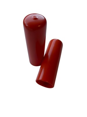 PVC flexibele dop Ø30mm lengte 100mm Oranje PROMO