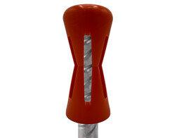 Capuchon pour barre de fer O8-16mm PVC orange  modele taille 