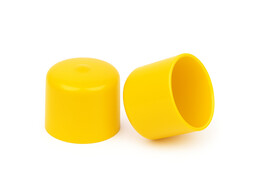 Capuchon flexible PVC par trempage O6mm h 15mm RAL 1021  - Jaune Colza