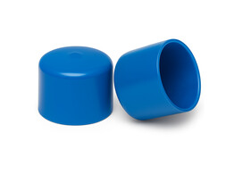 Dompeldop in flexibel PVC O8mm h 15mm RAL 5017 - Verkeersblauw