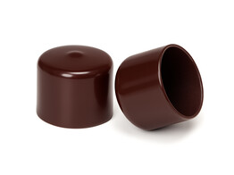 Capuchon flexible PVC par trempage O10mm h 20mm RAL 8016  - Marron acajou