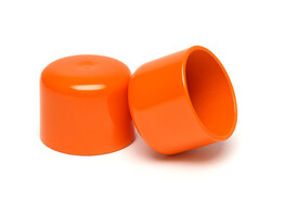 Capuchon flexible PVC par trempage O13mm h 25mm RAL 2009  - Orange signalisation