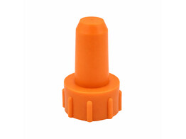 Bouchon auto-taraudant O 5 2 - 6 5mm D  11h  27 5mm PEBD orange  pour M7