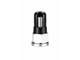 Cap for thread end M42 height  79mm black LDPE