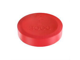 Capuchon pour bride SAE rond avec bord 3000PSI 1  PEBD Naturel