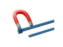 Kabelbinder 150x3 6mm Detecteerbaar  Blauw PA   Metaal  ROHS