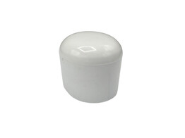 Embout coiffant O32mm blanc - RAL9003 PVC