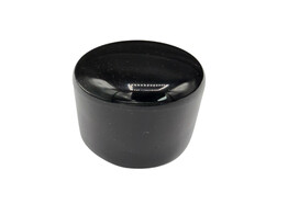 Embout coiffant O35mm noir PVC