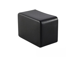 Embout 40x25 h 53mm noir PEBD
