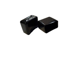 Embout 40x20x10 noir Plastisol-PVC