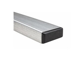 Rectangular insert 20x16mm 0 8-2 5mm black LDPE