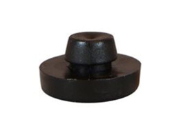 Bouchon a fixer O20mm goupille 6-7 3mm h 2 5mm EVA noir