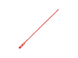 Rattenstaartbinder  240x3 8mm rood LDPE