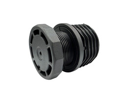 Insteekdop verstelbaar rond O 80mm  1 5-2 0mm   M56x40mm SW 74 zwart
