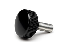 Knurled knob  O50mm M 8x20mm black