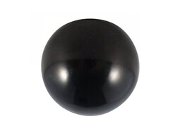 Bouton rond bakelite O60mm - M12  insert metallique 
