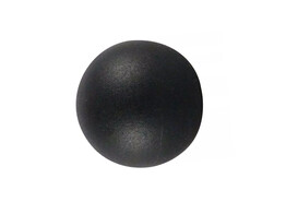 Bouton rond polypropylene O32mm M8 noir