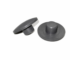 Trapdop O38-39mm voor in gat o15-16mm - Donker grijs RAL 7012