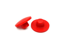 Trapdop O38-39mm voor in gat o15-16mm - Rood