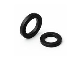 Sluitring DIN125 PA M12 -  24x13x2 5mm Zwart