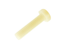 Bout zeskant Nylon 6.6 M12x40mm SW 19 - DIN933 Naturel
