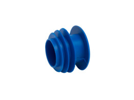 Bouchon a lamelles pour tube - PP146 pour tube interieur O120 0 - 141 0mm bleu