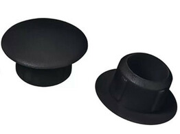 Bouchon pour forage 12mm D 18mm H 8 4mm noir